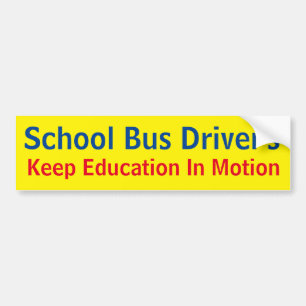Des Schulbustreibers behalten Bildung in der Autoaufkleber