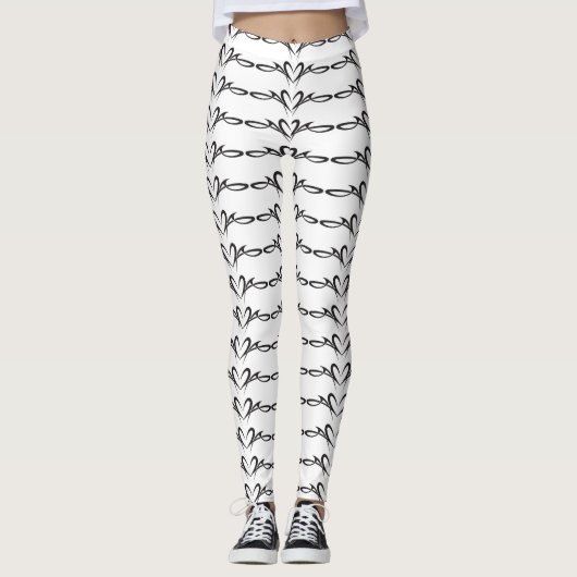 Des Schwarzen Herzen Thunder_Cove scrolly Leggings (Vorderseite)
