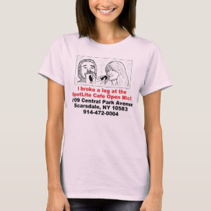 Des Spotlite der Damen Caféoffene Mic-T-Shirts AR T-Shirt