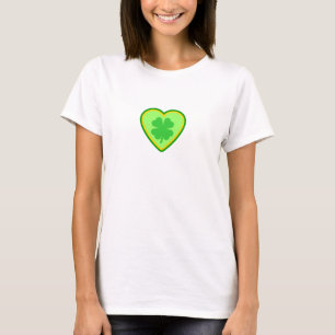 Des St Patrick der Frauen Tagesherz T-Shirt