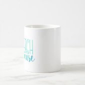 Des Strand-Türkis Ombre Tasse bitte | (Mittel)