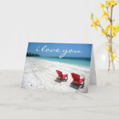 des Strandes Liebe für immer Karte (Gelbe Blume)
