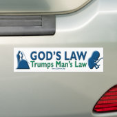 Des Trumpf-Mannes des Gottes Gesetzesdas gesetz Autoaufkleber (Auf Auto)