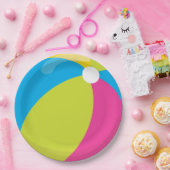 Des Wasserball-| Pool-Party Strand-des Thema-| Pappteller (Party)