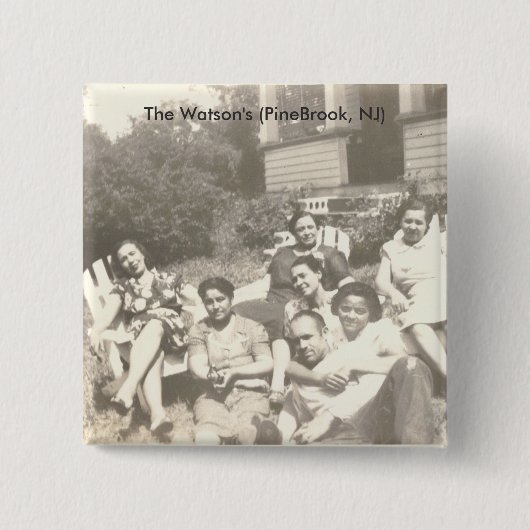 Des Watsons Button (Vorderseite)