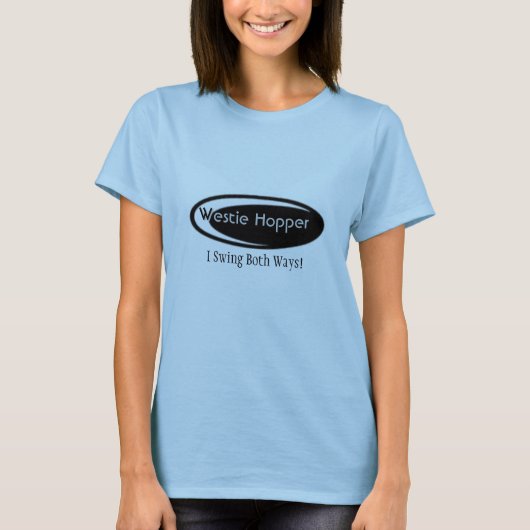 Des Westie der Damen Trichter T-Shirt (Vorderseite)
