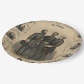 🎖️ des zivilen Krieges ⚔️ Helden der südlichen Ge Pappteller (Schrägansicht)