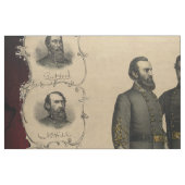 🎖️ des zivilen Krieges ⚔️ Helden der südlichen Ge Stoff (Fat Quarter (45,7 x 55,9 cm))