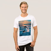 Desafío en el Azul Profundo Tri-Blend Shirt (Vorderseite voll)