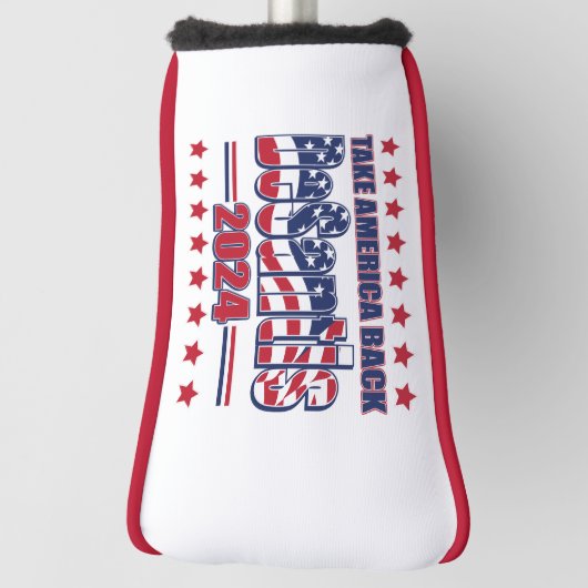 DeSantis 2024 - Amerika zurück Golf Headcover (Rotieren 90)