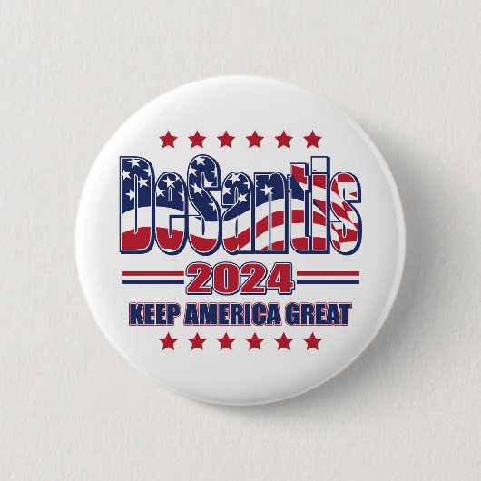 DeSantis-2024-Behalten-Amerika-Groß Button (Vorderseite)