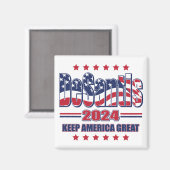 DeSantis-2024-Behalten-Amerika-Groß Magnet (Vorderseite/Rückseite)