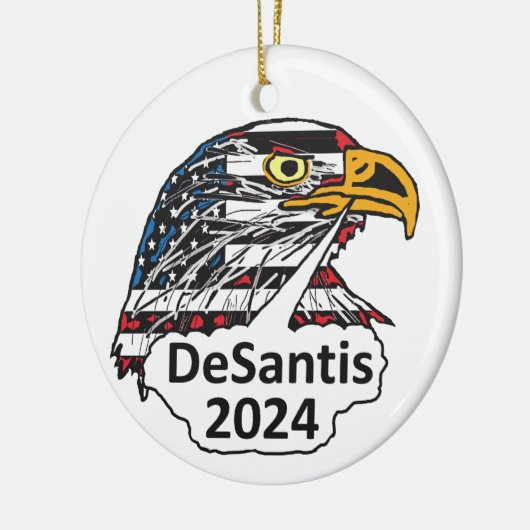 DeSantis 2024 Keramik Ornament (Links)