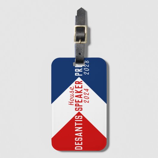 DeSantis 2024 Lautsprecher des Präsidenten des Hau Gepäckanhänger (Vorderseite Vertikal)