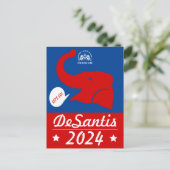DeSantis 2024 Postkarte (Stehend Vorderseite)