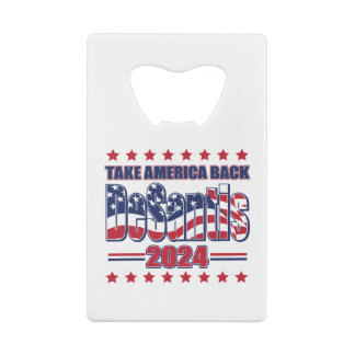 DeSantis-2024-Take-America-Back- Geldbeutel Flaschenöffner
