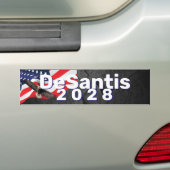DeSantis 2028 Flag mit Bald-Adler-Autoaufkleber Autoaufkleber (Auf Auto)