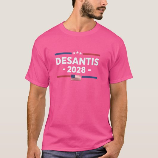 Desantis 2028 Ron Desantis 2028 Präsidentschaftswa T-Shirt (Vorderseite)