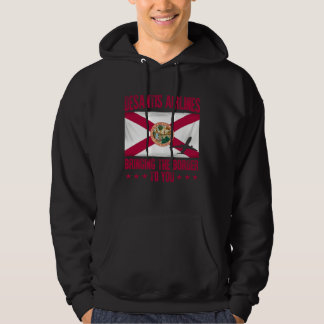 DeSantis Airlines bringt die Grenze zu Ihnen Hoodie