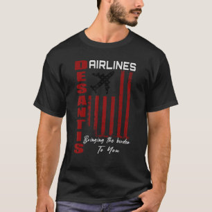 Desantis Airlines Bringt die Grenze zu Ihnen Retro T-Shirt