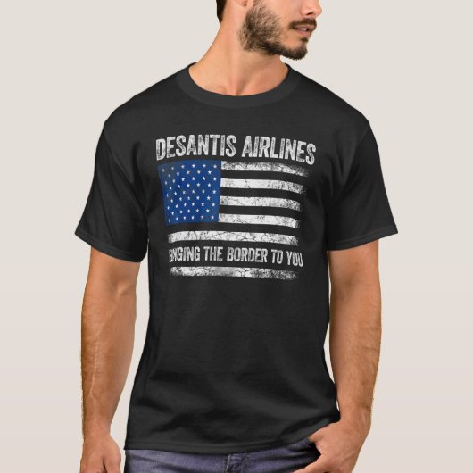 DeSantis Airlines Florida USA DeSantis Airlines T-Shirt (Vorderseite)