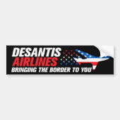 DeSantis Airlines Funny Ron DeSantis 2024 Autoaufkleber (Vorne)