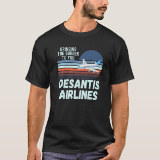 DeSantis Airlines Marthas Vineyard USA Sunset Pol T-Shirt
