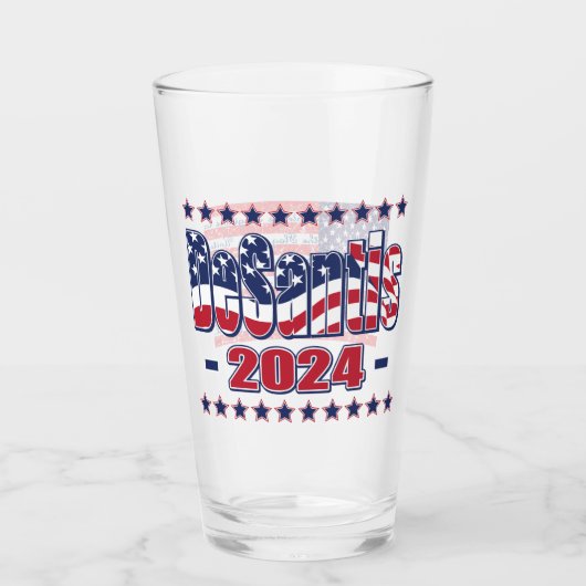 DeSantis für den Präsidenten Glas (Vorderseite)