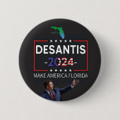 DeSantis für Präsident 2024 Button (Vorderseite)