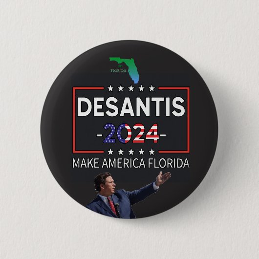 DeSantis für Präsident 2024 Button (Vorderseite)