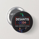 DeSantis für Präsident 2024 Button (Vorne & Hinten)