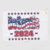 DeSantis für Präsident 2024 Golfhandtuch (Horizontal)