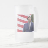 DeSantis für Präsident 2024 Mattglas Bierglas (VorderseiteRechts)