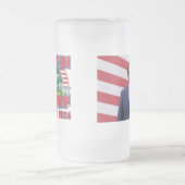 DeSantis für Präsident 2024 Mattglas Bierglas (Mittel)