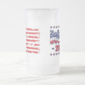 DeSantis für Präsident 2024 Mattglas Bierglas (Mittel)
