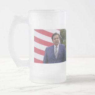 DeSantis für Präsident 2024 Mattglas Bierglas