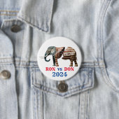 DeSantis gegen Trump 2024 Button (Beispiel)