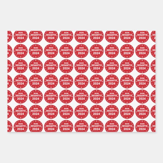 Desantis Präsident 2024 Geschenkpapier Set (Vorderseite)