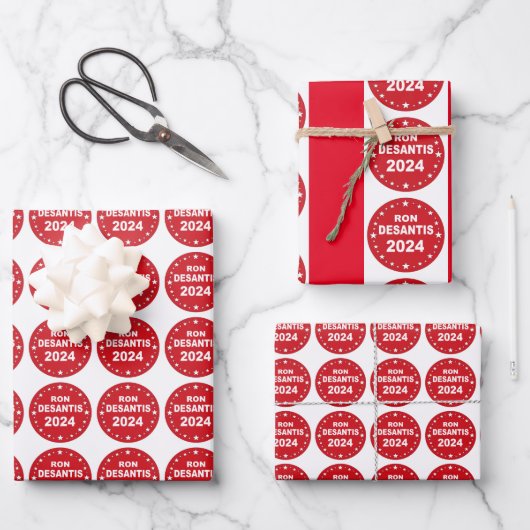 Desantis Präsident 2024 Geschenkpapier Set (Vorderseite)