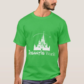 DeSantis Welt Lustige Anti Woke Corporation Thema  T-Shirt