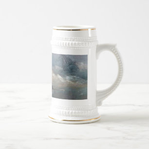 Desaster auf See Stein Bierglas