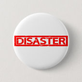 Desaster Briefmarke Button (Vorderseite)