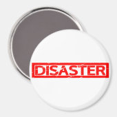 Desaster Briefmarke Magnet (Vorderseite/Rückseite)