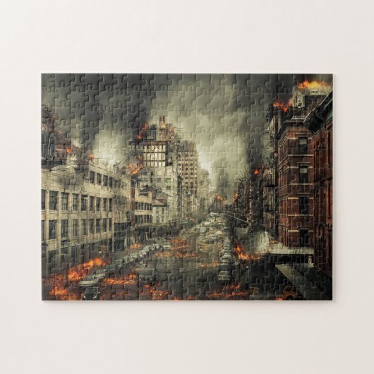 Desaster City Burning Puzzle (Horizontal)