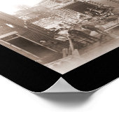 Desaster Dayton Foto 1913 Poster (Ecke)