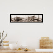 Desaster Dayton Foto 1913 Poster (Küche)