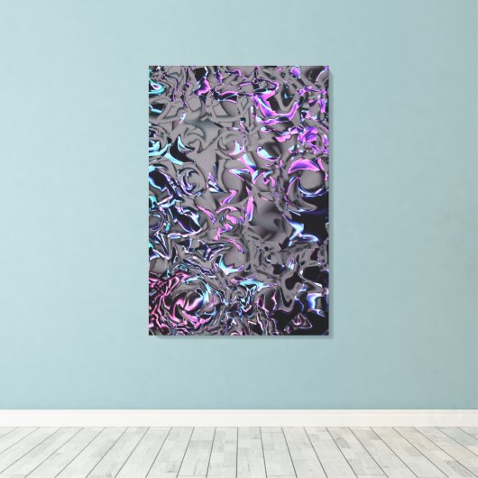 Desaster der 80er leinwanddruck (Insitu (Holzboden))