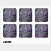 Desaster der 80er quadratischer aufkleber (Blatt)