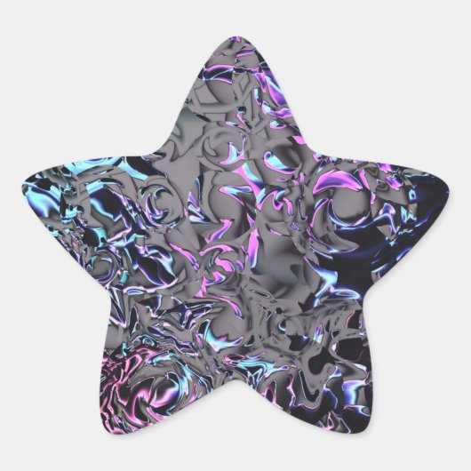 Desaster der 80er Stern-Aufkleber (Vorderseite)