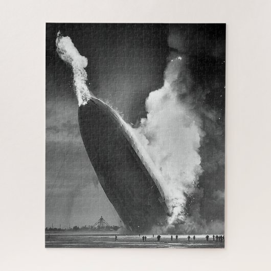 Desaster Hindenburg Circa 1937 Puzzle (Vertikal)